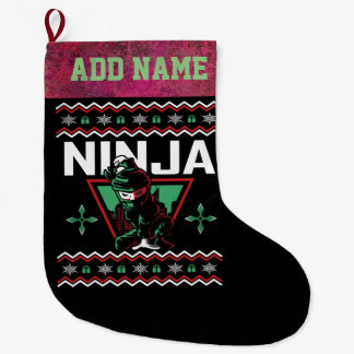 Ninja Ugly KerstSweater Grote Kerstsok
