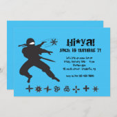 Ninja Uitnodiging (Voorkant / Achterkant)