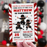 Ninja-uitnodiging, Ninja-verjaardag Kaart<br><div class="desc">Ninja-uitnodiging,  Ninja-verjaardagsuitnodiging,  Ninja-partijuitnodiging,  Karate-uitnodiging,  Karate party,  Ninja-strijder-uitnodiging,  Ninja-partij,  Boys-verjaardagsuitnodiging</div>