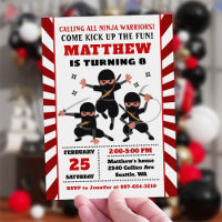 Ninja-uitnodiging, Ninja-verjaardag