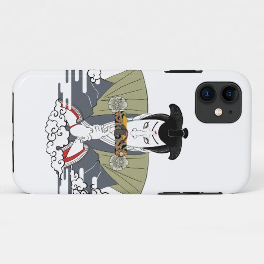 Ninja Ukiyo-e Art Case-Mate iPhone Case (Achterkant (horizontaal))