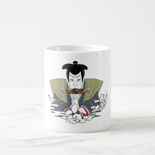 Ninja Ukiyo-e Art Koffiemok (Center)