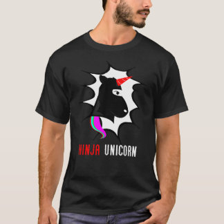 ninja unicorn t-shirt