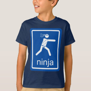 ninja universeel teken. t-shirt