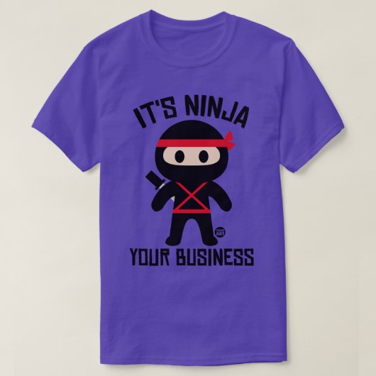 NINJA UW BEDRIJF T-SHIRT (Design voorkant)