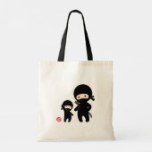 Ninja Vader en Kind Tote Bag (Achterkant)