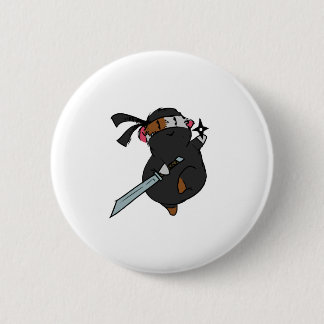 ninja varken-01 ronde button 5,7 cm