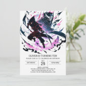 Ninja Verjaardag Avontuur voor Kinderen Kaart (Staand voorkant)