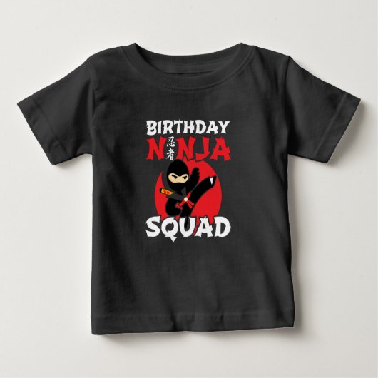Ninja Verjaardagsfeest Thema Verjaardag Ninja Squa (Voorkant)