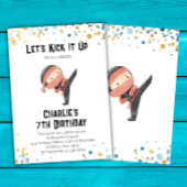 Ninja verjaardagsuitnodiging - Ninja Party Kaart