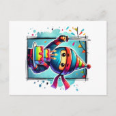 Ninja Verjaardagsviering Kaart (Voorkant)