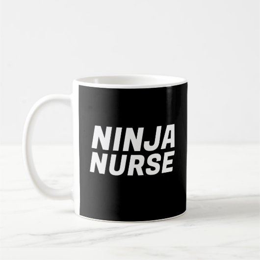 NINJA VERPLEEGKUNDIGE KOFFIE MOK (Links)