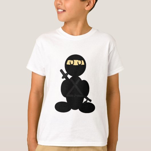 Ninja (vlakte) t-shirt (Voorkant)