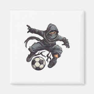 Ninja-voetbal I Kinderen Voetbal Magneet
