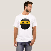 Ninja voor en achter t-shirt (Voorkant volledig)