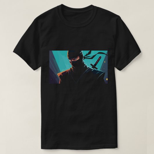 Ninja voor en achter t-shirt (Design voorkant)