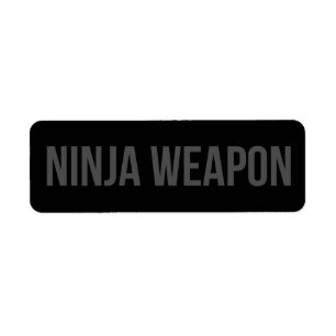 Ninja Wapen Sticker