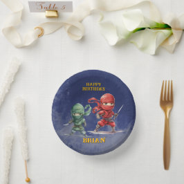 Ninja Warrior Birthday Party Papieren Kommen