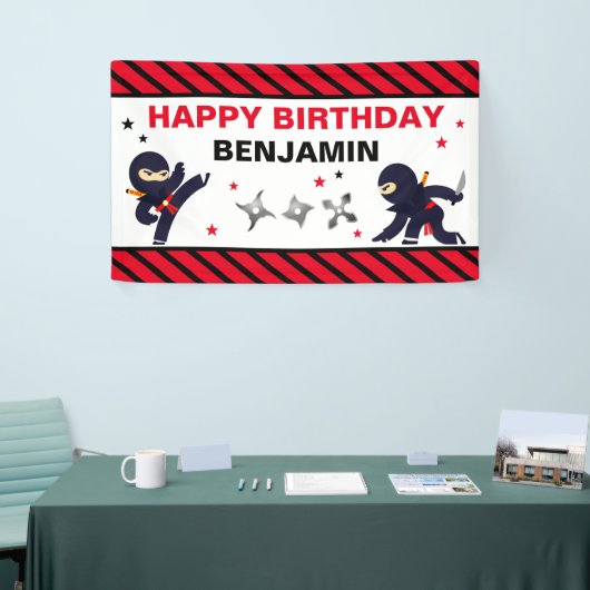 Ninja Warrior Birthday Party Spandoek (Beurs)