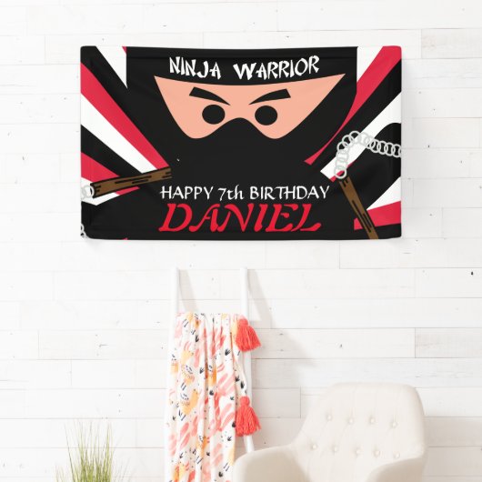 Ninja Warrior Birthday Spandoek (Insitu)