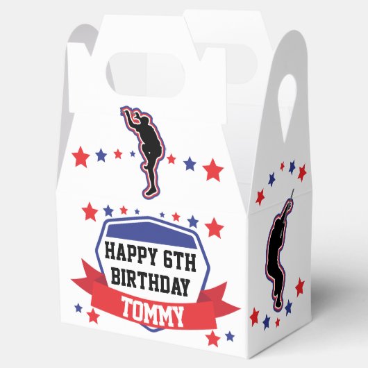 Ninja Warrior Boys Birthday Bedankdoosjes (Geopend)