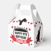 Ninja Warrior Boys Birthday Favor Box Bedankdoosjes (Achterkant)