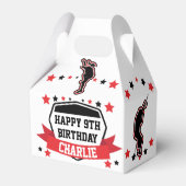 Ninja Warrior Boys Birthday Favor Box Bedankdoosjes (Voorkant Zijde)