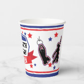 Ninja Warrior Boys Birthday Party Papieren Bekers (Achterkant)