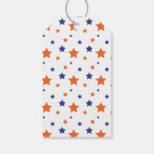 Ninja Warrior Boys Blue Sinaasappel Birthday Gift Cadeaulabel (Achterkant)