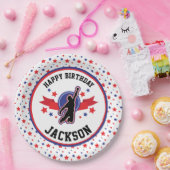 Ninja Warrior Boys Party Papieren Bordje (Feest)