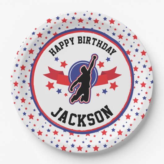 Ninja Warrior Boys Party Papieren Bordje (Voorkant)