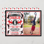 Ninja Warrior Boys Verjaardag Foto Kaart (Voorkant / Achterkant)