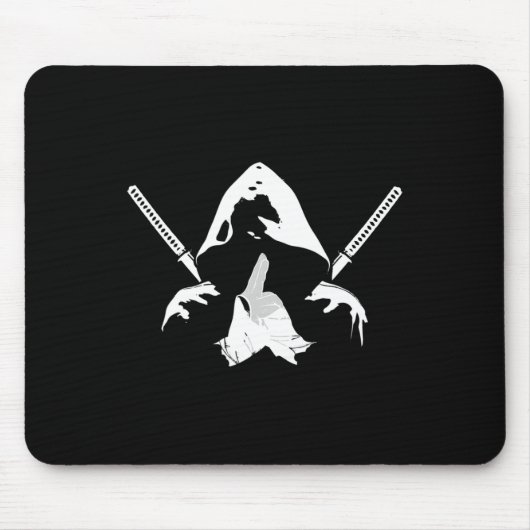 Ninja Warrior Bushido Samurai Zwaardvechter Martia Muismat (Voorkant)
