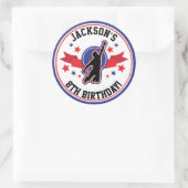 Ninja Warrior Circle / Ronde Stickers (Tas)