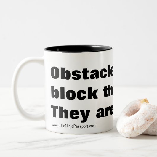 Ninja Warrior Coffee Mok (Met donut)