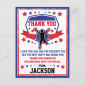 Ninja Warrior Dank je Briefkaart (Voorkant)