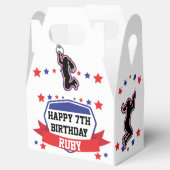 Ninja Warrior Girls Birthday Favor Box Bedankdoosjes (Geopend)