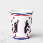 Ninja Warrior Girls Birthday Party Paper Cups Papieren Bekers (Rechts)