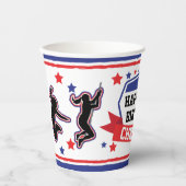 Ninja Warrior Girls Birthday Party Paper Cups Papieren Bekers (Voorkant)