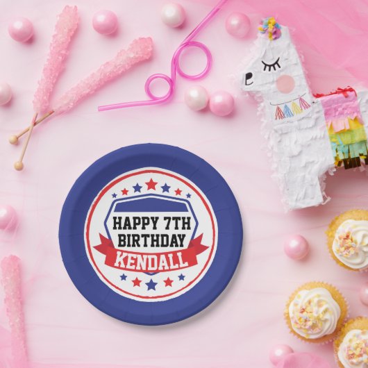 Ninja Warrior Girls Party Papieren Bordje (Feest)