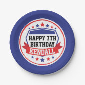 Ninja Warrior Girls Party Papieren Bordje (Voorkant)