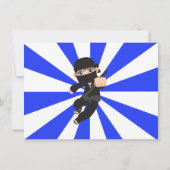 Ninja Warrior Karate Dank je Kaarten (Achterkant)