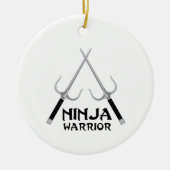 Ninja Warrior Keramisch Ornament (Voorkant)