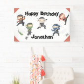 Ninja Warrior Kids Birthday Party Spandoek (Insitu)