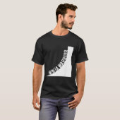 Ninja Warrior Kinder T-Shirt Warp Wall Verjaardags (Voorkant volledig)