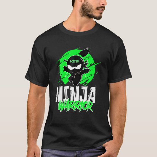 Ninja Warrior Kinder Warrior I pakte mijn spel voo T-shirt (Voorkant)
