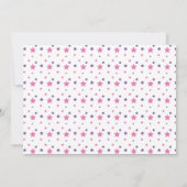 Ninja Warrior Meisjes Roze & Paarse Dank je Kaart (Achterkant)