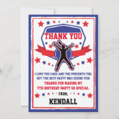 Ninja Warrior Meisjes Verjaardag Dank je Kaart (Voorkant)