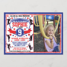 Ninja Warrior Meisjes Verjaardag Foto