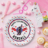 Ninja Warrior Meisjes Verjaardagsfeestje Papieren Bordje (Feest)